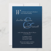 Winter Wedding Icicles Wedding Invitations Kaart (Achterkant)