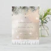Winter Wedding Invitation (Debout devant)