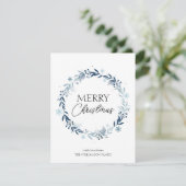 Winter Wenskaart kerst Feestdagenkaart (Staand voorkant)