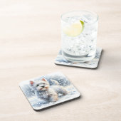 Winter Westie Onderzetters (Rechterzijde)