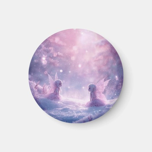 Winter Whispers and Fairy Light Magneet (Voorkant)