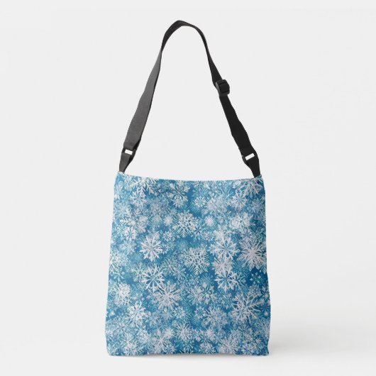 WINTER WHITE AND BLUE CROSSBODY TAS (Achterkant)
