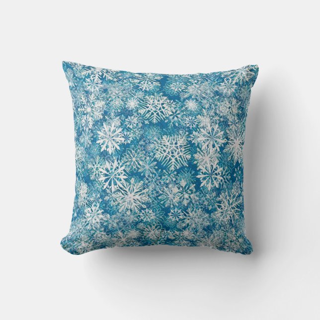 WINTER WHITE AND BLUE KUSSEN (Voorkant)