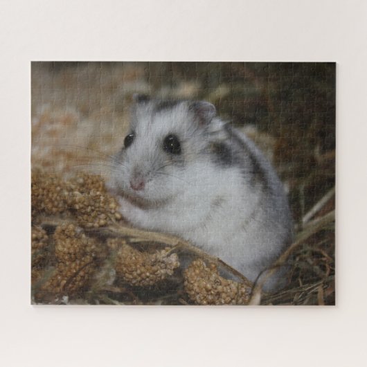 Winter White Dwarf Hamster Pet Legpuzzel (Horizontaal)