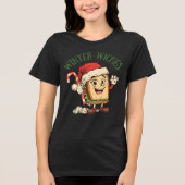 Winter-Wiches – Funny Christmas Sandwich Pun Tri-Blend Shirt (Voorkant)