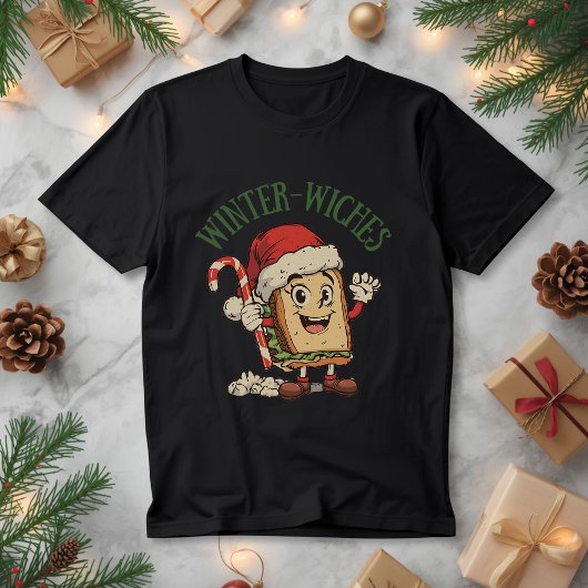 Winter-Wiches – Funny Christmas Sandwich Pun Tri-Blend Shirt
