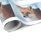 Winter Wildlife Red Fox Cadeaupapier (Rol Hoek)