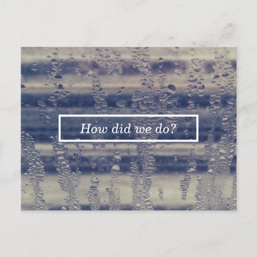 winter window commentaarkaart briefkaart (Voorkant)