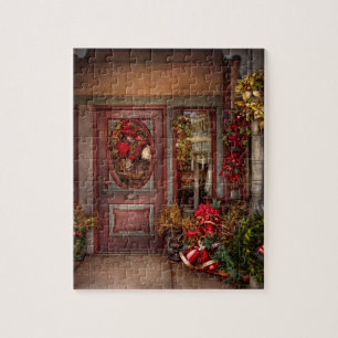 Winter - Winkel - Aangekleed voor de feestdagen Legpuzzel