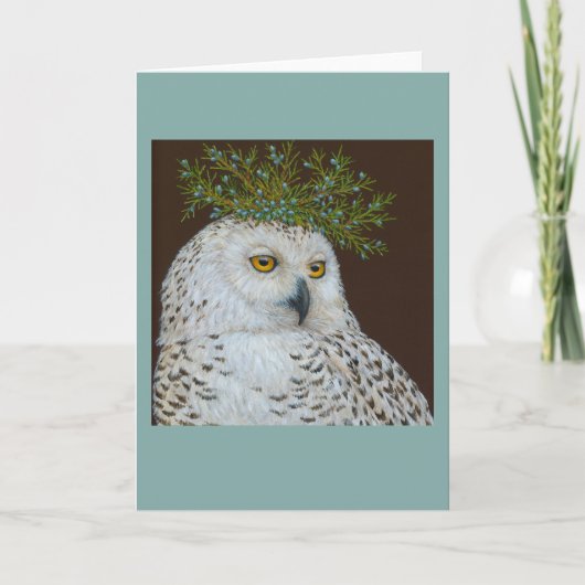 Winter Wisdom-kaart Aankondiging (Voorkant)