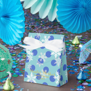 Winter Wishes Holiday Kerstfeest Hanukkah Party Bedankdoosjes