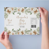 Winter Witte Bloem Kerst Chipzak Verpakking Flyer (Hand)