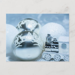 Winter witte decoraties. Christmas. Briefkaart
