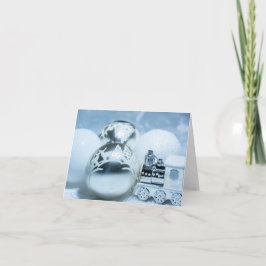 Winter witte decoraties. Christmas. Kaart