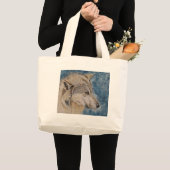 Winter Wolf Bag Grote Tote Bag (Voorkant (product))