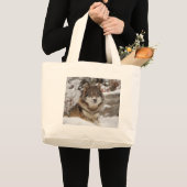 Winter Wolf Grote Tote Bag (Voorkant (product))