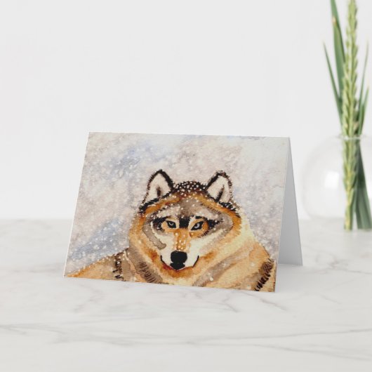 Winter Wolf Kaart (Voorkant)