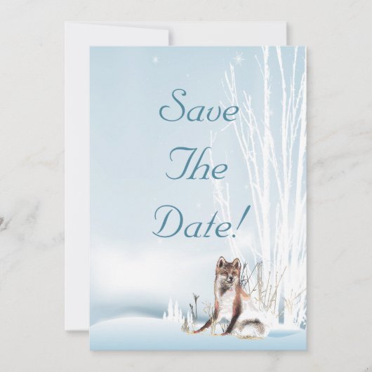 Winter Wolf Kaart (Voorkant)