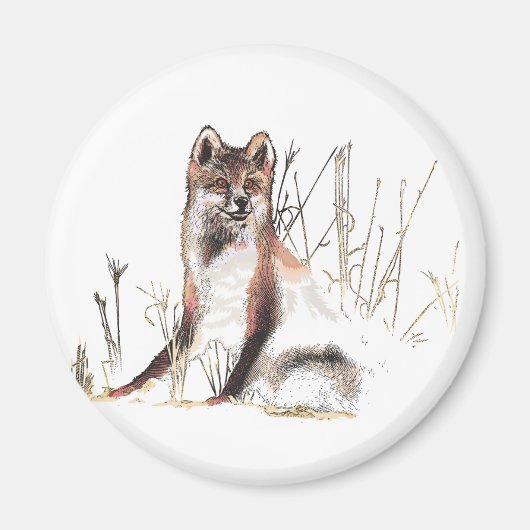 Winter Wolf Magneet (Voorkant)