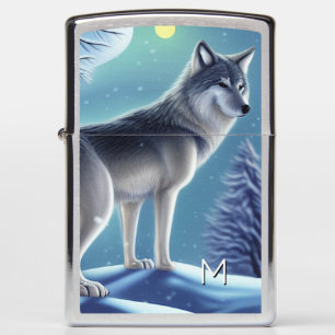 Winter Wolf Monogrammed