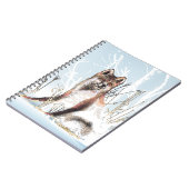 Winter Wolf Notitieboek (Linkerzijde)