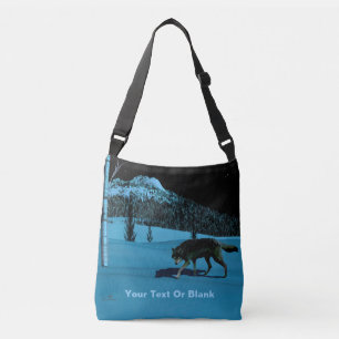 Winter Wolf - Tapetum Lucidum Crossbody Tas