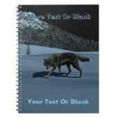 Winter Wolf - Tapetum Lucidum Notitieboek (Voorkant)