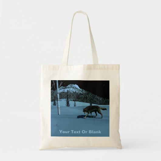 Winter Wolf - Tapetum Lucidum Tote Bag (Voorkant)