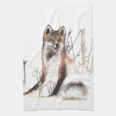 Winter Wolf Theedoek (Verticaal)