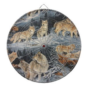 Winter Wolven Dartbord