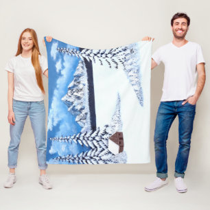 Winter Wonde Middelzware Fleece Dekbed Deken