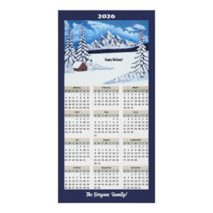 Winter Wonder Agenda 2026 Perfect Poster