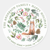 Winter Wonder ⎢ Holiday Return Adresse Sticker (Devant)