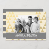 Winter Wonder Noël Carte photo de vacances (Devant / Derrière)