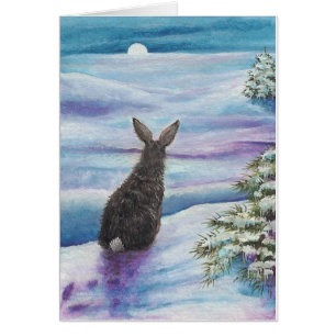 Winter Wonder Rabbits door BiHrLe Card