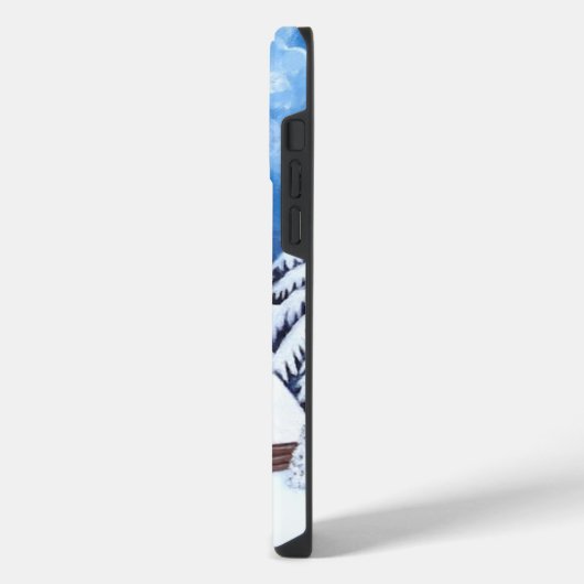 Winter Wonder Scène iPhone Case 14 Pro Max iPhone Hoesje (Linkerkant)