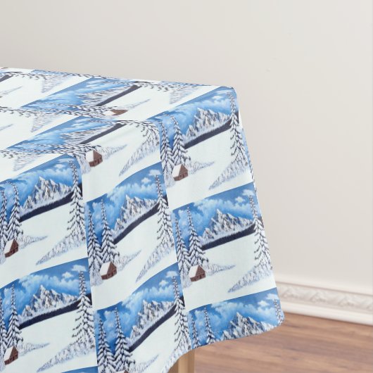 Winter Wonder Scene Tafelkleed (Voorbeeld)