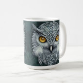 Winter Wonder Snow Owl Beauty Koffiemok (Voorkant rechts)