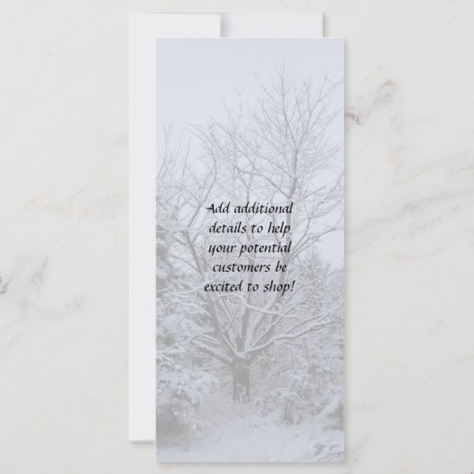 Winter Wonderland (Achterkant)