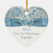 Winter Wonderland 1e kerst Keepsake Ornament (Voorkant)