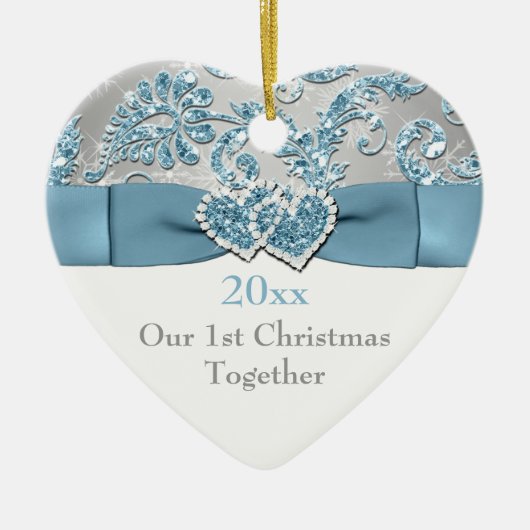 Winter Wonderland 1e kerst Keepsake Ornament (Voorkant)