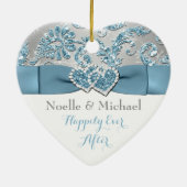 Winter Wonderland 1e kerst Keepsake Ornament (Achterkant)