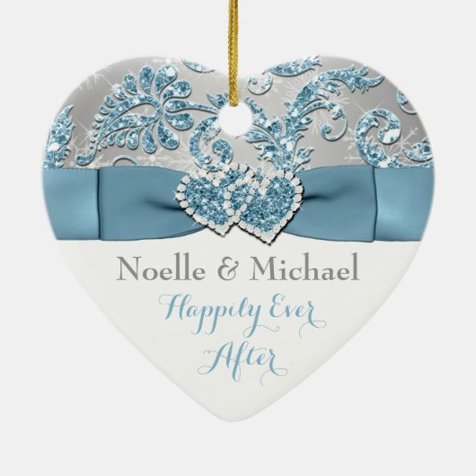 Winter Wonderland 1e kerst Keepsake Ornament (Achterkant)