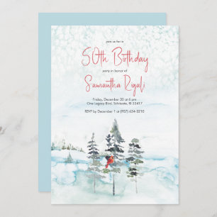 Winter Wonderland 50e anniversaire Invitations