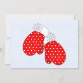 Winter Wonderland Anniversaire Invitation (Dos)