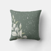 Winter Wonderland Arctische Dieren Vakantie Decor Kussen (Achterkant)