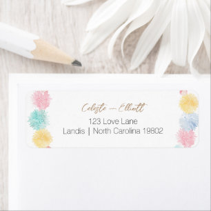 Winter Wonderland Baby Shower Retouradres Etiket