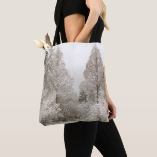 Winter Wonderland Bags Festive Holiday Canvas tass Draagtas