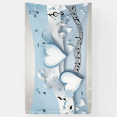 Winter Wonderland Bannière Mariage (Vertical)