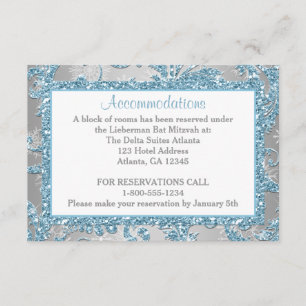 Winter Wonderland Bat Mitzvah Enclosure 2 Informatiekaartje